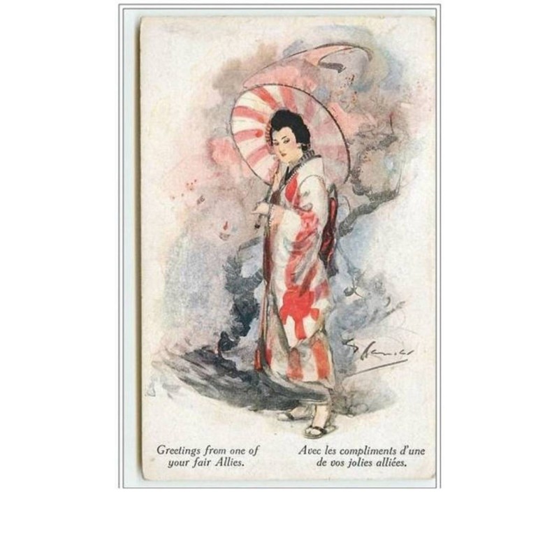 n°1764 - Avec les compliments d'une de vos jolies alliés - Guerre russo japonaise