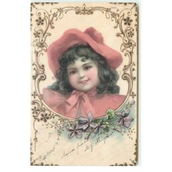 n°17655 - Jeune fille avec...