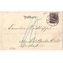 n°17674 - Carte à Paillettes - Fröhliche Weihnachten - Anges Gardien