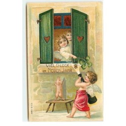 n°17684 - Carte Gaufrée -...