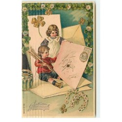n°17689 - Carte Gaufrée -...