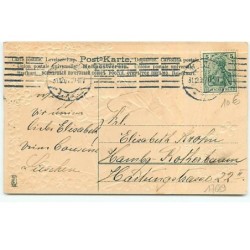 n°17689 - Carte Gaufrée - Herzlichen Glückwunsch zum neuen Jahre - Enfants écrivant une lettre