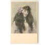 n°10718 - Carte Illustrateur - MM Vienne n°324 - Femme avec des iris dans les Cheveux