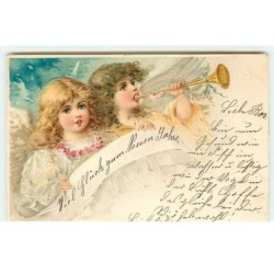 n°17700 - Deux anges, dont...