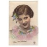 n°17704 - Vive Ste Catherine - Jeune femme avec un col en tissu