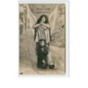 n°1771 - Carte russe - Ange et fillette