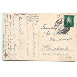 n°17734 - A. Collino - Glückliches Neujahr - Bonhomme de neige en bas d'une colline