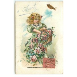 n°17740 - Carte Gaufrée...
