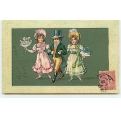 n°17742 - Carte Gaufrée -...