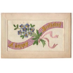 n°17751 - Carte Brodée - A...