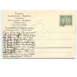 n°10722 - Carte Fantaisie Gaufrée - Noël - Enfants sur une luge n°1