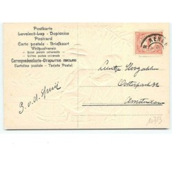 n°10723 - Carte Fantaisie Gaufrée - Noël - Enfants sur une luge n°2