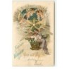 n°17780 - Fröhliche Weihnachten - Ange gardien et anges veillant sur un nouveau né