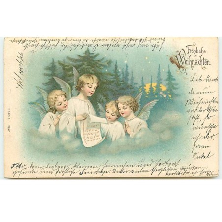 n°17781 - Fröhliche Weihnachten - Anges chantant