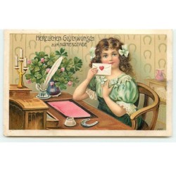 n°17793 - Carte Gaufrée -...