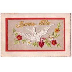 n°17801 - Carte Brodée -...