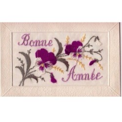 n°17802 - Carte Brodée -...