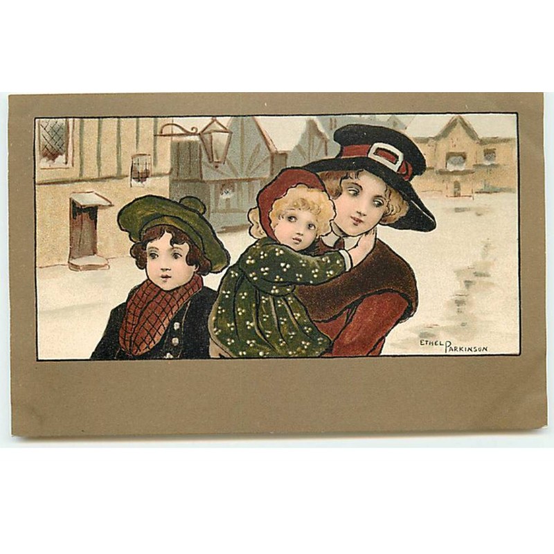 n°17815 - Ethel Parkinson - MM Vienne n°191 - Jeune homme portant une fillette