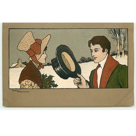 n°17816 - Ethel Parkinson - MM Vienne n°191 - Homme saluant une jeune femme
