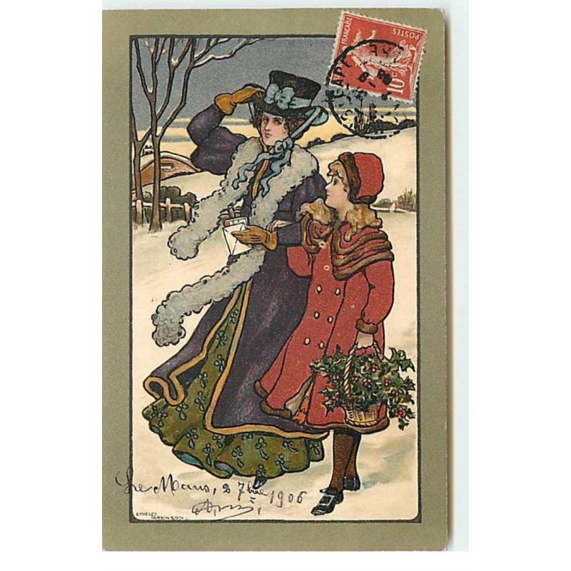 n°17821 - Ethel Parkinson - MM Vienne n°234 - Une jeune fille au bras de sa mère