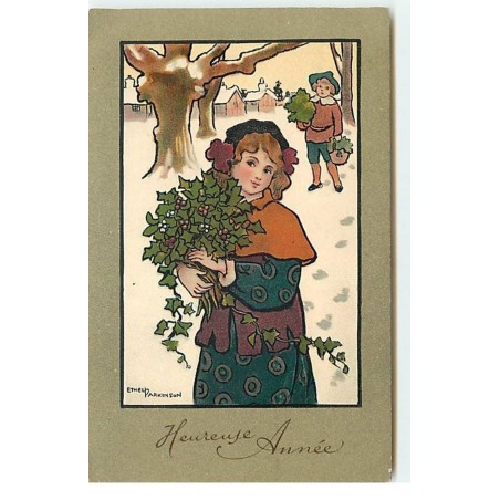 n°17822 - Ethel Parkinson - MM Vienne n°232 - Enfants cueillant du houx