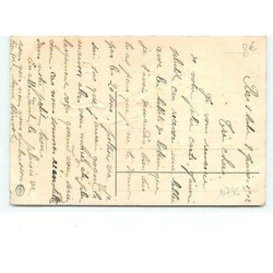 n°10736 - Carte Fantaisie Gaufrée - Bonne Année - Enfant et Cochon