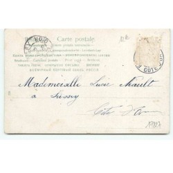 n°17827 - Bonne Année - Lutins autour d'une pendule