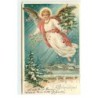 n°17834 - Fröhliche Weihnachten - Ange gardien au-dessus d'un village