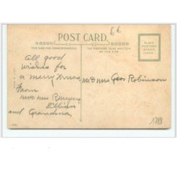 n°1788 - Carte Gaufrée - Christmas Greetings - Fillette et son chien