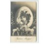 n°1798 - Carte  Russe - Fillettes dans un oeuf - surréalisme