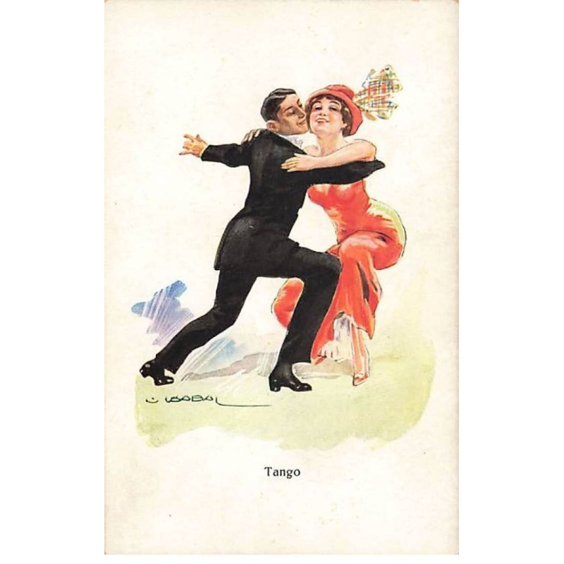 Illustrateur - Usabal - Couple dansant le tango