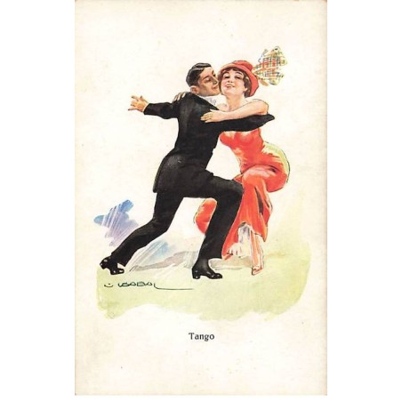 Illustrateur - Usabal - Couple dansant le tango