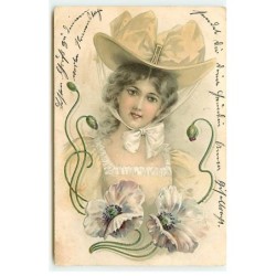n°18049 - Carte Gaufrée -...