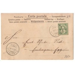 n°18050 - Carte a paillettes - Jeune femme portant un chapeau