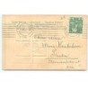 n°18122 - Carte Gaufrée - Veselé Vanoce - Père Noël derrière une fenêtre