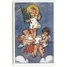 n°18162 - M. Fischerova-Kvéchova - Anges portant un nuage avec une fillette dessus