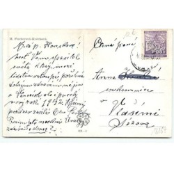 n°18167 - M. Fischerova-Kvéchova - Ange jouant avec un poupée à côté d'une fillette dormant