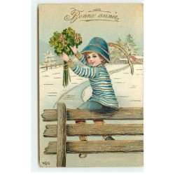 n°18193 - Carte Gaufrée -...