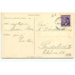 n°18218 - M. Fischerova-Kvéchova - Ange et Fillette décorant un sapin
