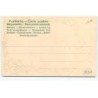n°18247 - Carte Gaufrée - Garçon aidant une fillette à descendre d'une voiture