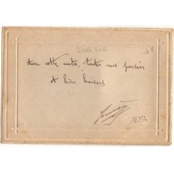 n°18254 - Carte Brodée Tissée Soie - Ingres - Jeanne d'Arc