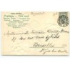 n°18285 - Carte Gaufrée avec paillettes - Joyeux Pâques - Jeune femme