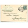 n°18294 - Carte Gaufrée - Srdecné prani k novému roku - Garçon avec un habit avec des trèfles dessus