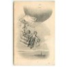 n°18298 - Anges lançant des fleurs d'une nacelle de Montgolfière