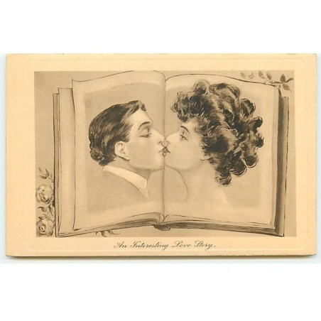 n°18308 - Gibson Series - An Interesting Love Story - Livre - Couple s'embrassant