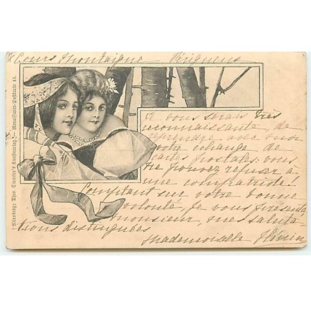 n°18311 - edit. Theo Stroefer's - Deux Jeunes femmes
