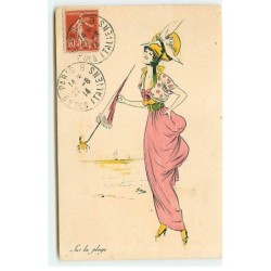 n°18314 - Sur la Plage -...