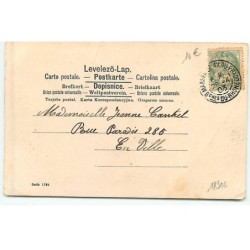 n°18316 - Jeunes femmes dans la mer se tenant à une corde - Baigneuse