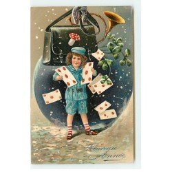 n°18319 - Carte Gaufrée -...