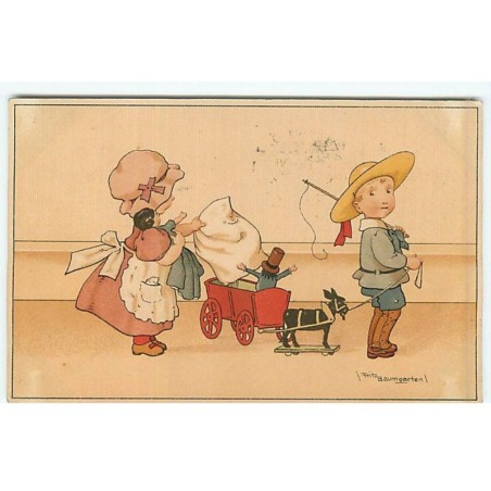 n°18357 - F. Baumgarten - Enfants jouant